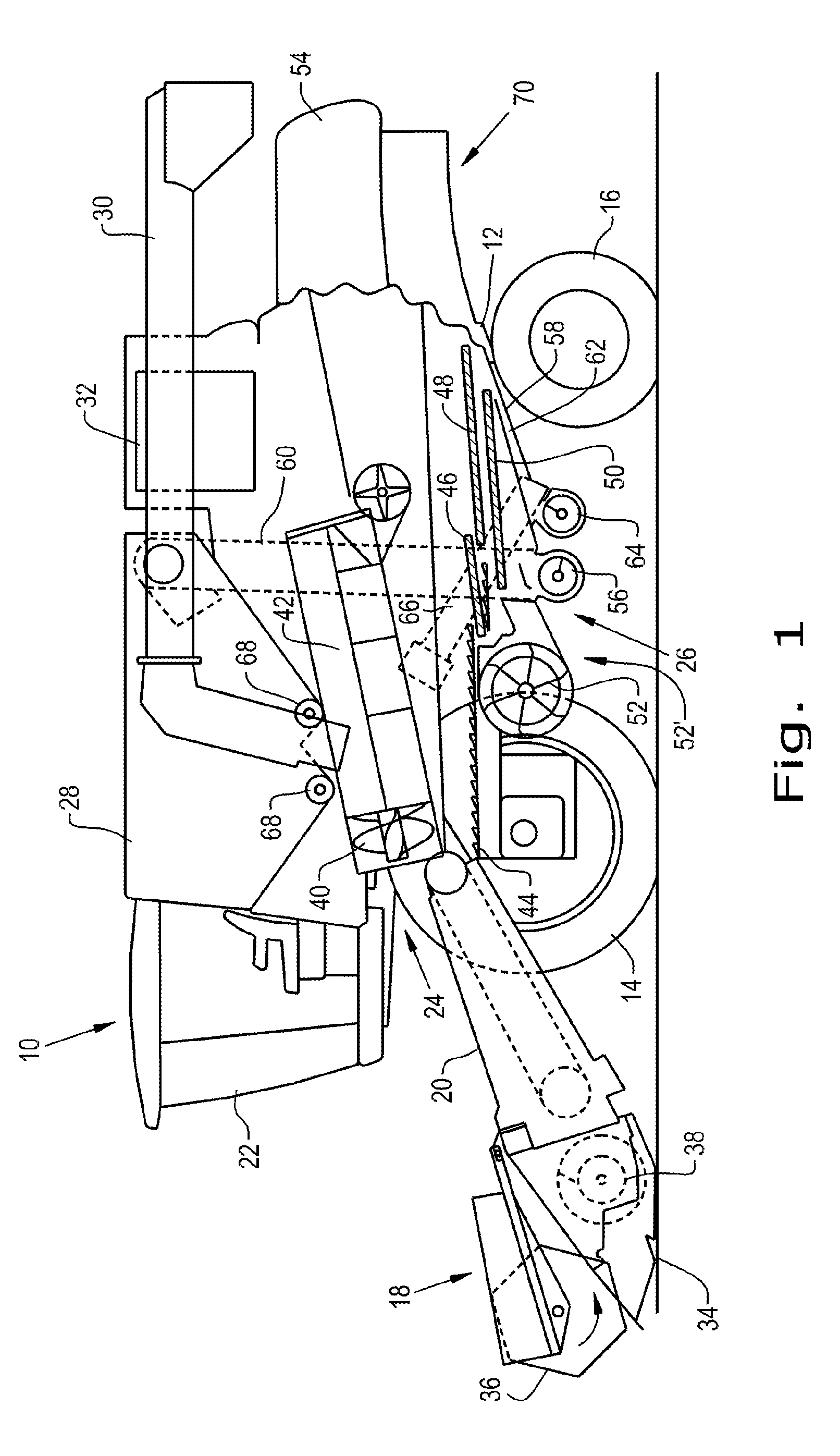 Variable stroke cleaning system drive in an agricultural harvester