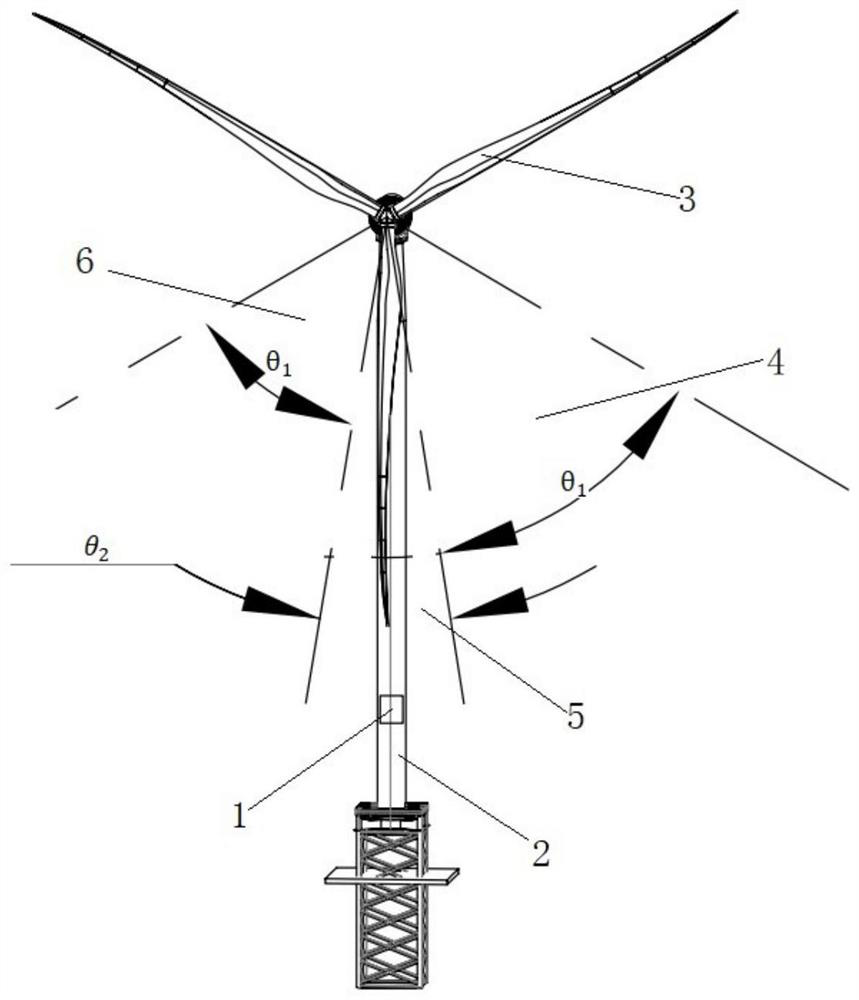 Wind power generation blade crack detection system and detection method thereof