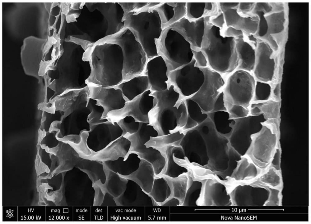 A kind of crystalline polyaryletherketone porous membrane with adjustable pore size, preparation method and application thereof