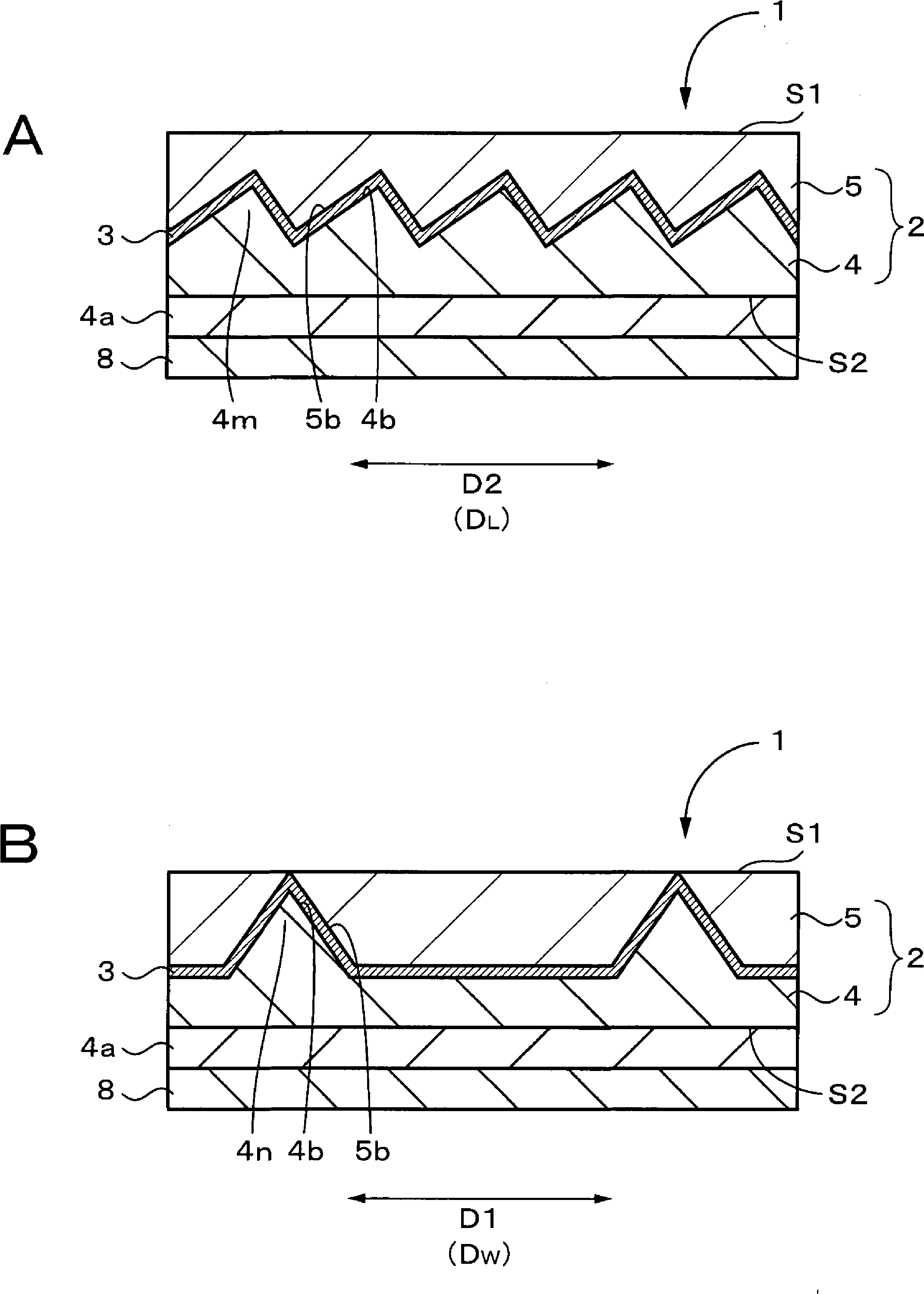 Optical element, window material, fitting, solar shading device, and building
