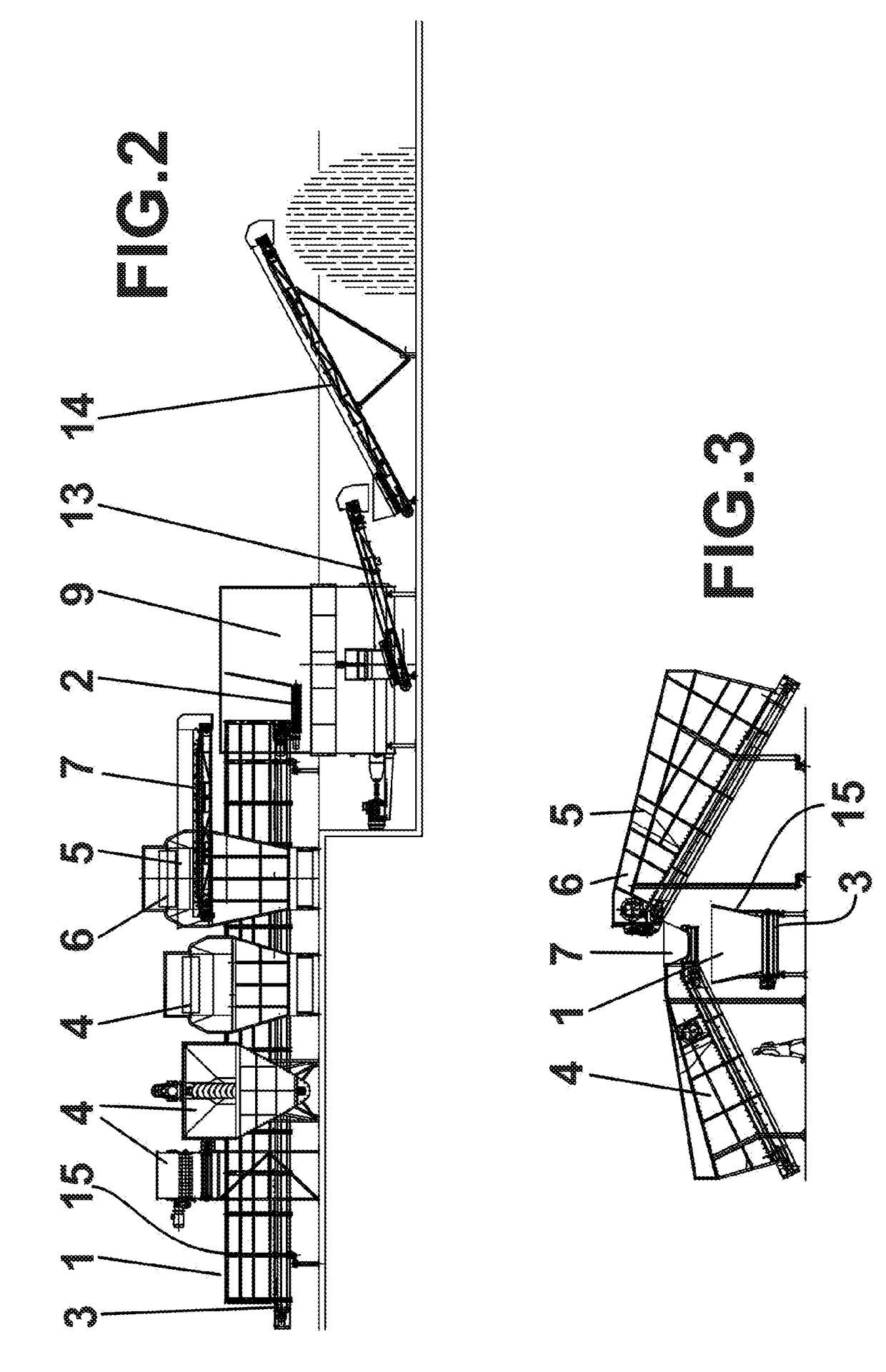 Static plant for preparing feed mixes for ruminant livestock