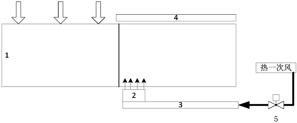 Rotation type air preheating system capable of achieving online cleaning and online cleaning method