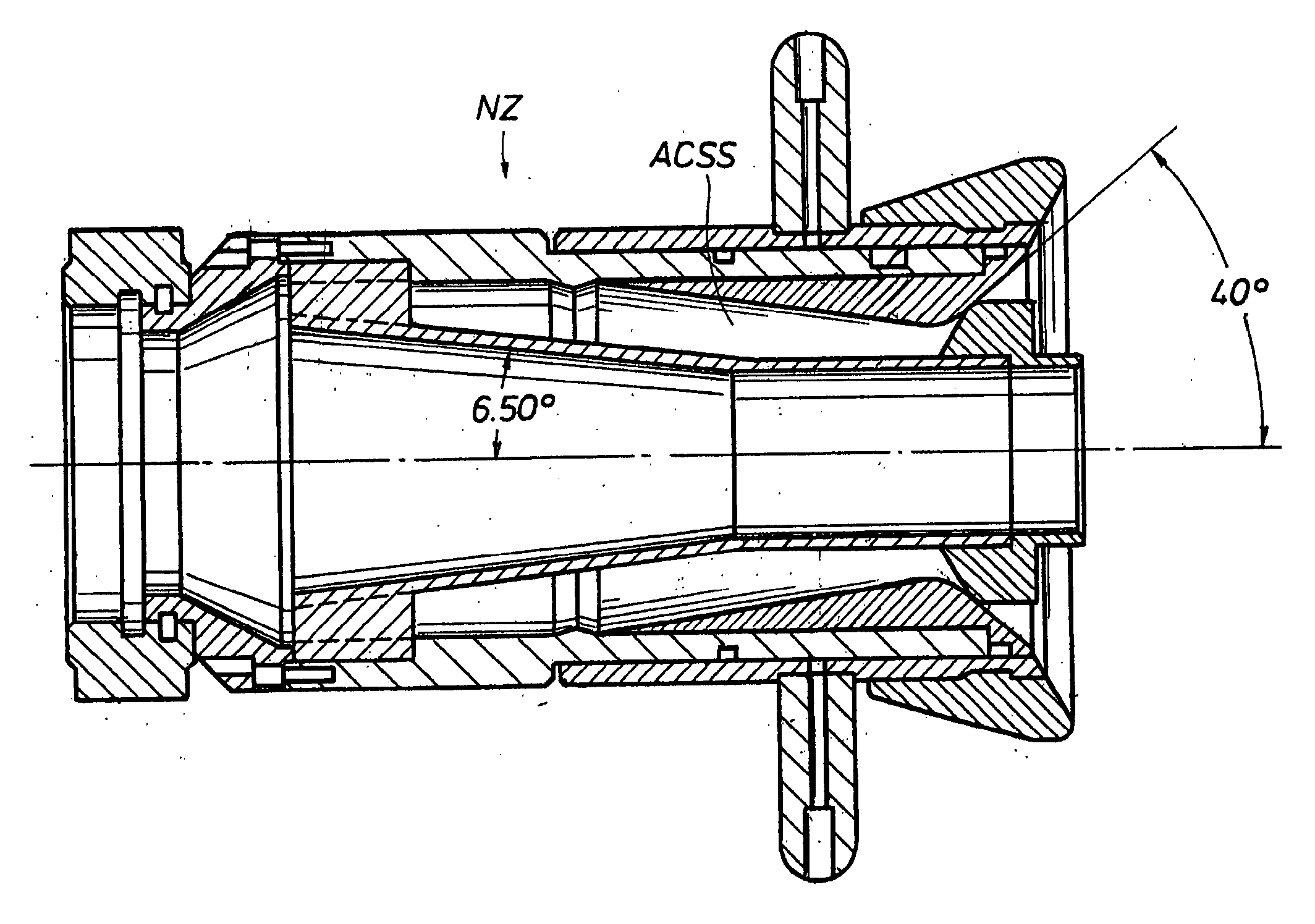 Range enhanced fire fighting nozzle and method (centershot ii)