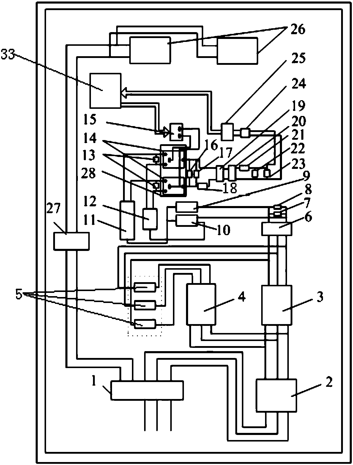 Electron beam bombarding furnace power supply and voltage-stabilization voltage balancing control method