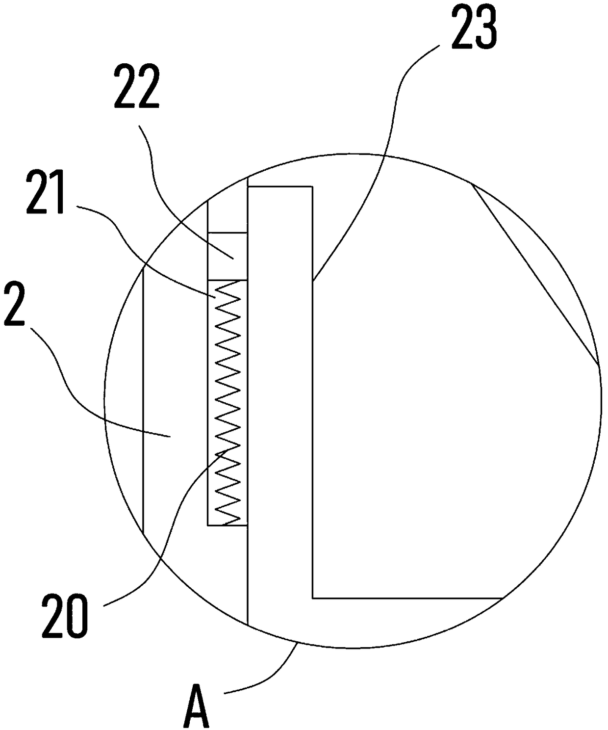 Tea cake-pressing forming device for tea production