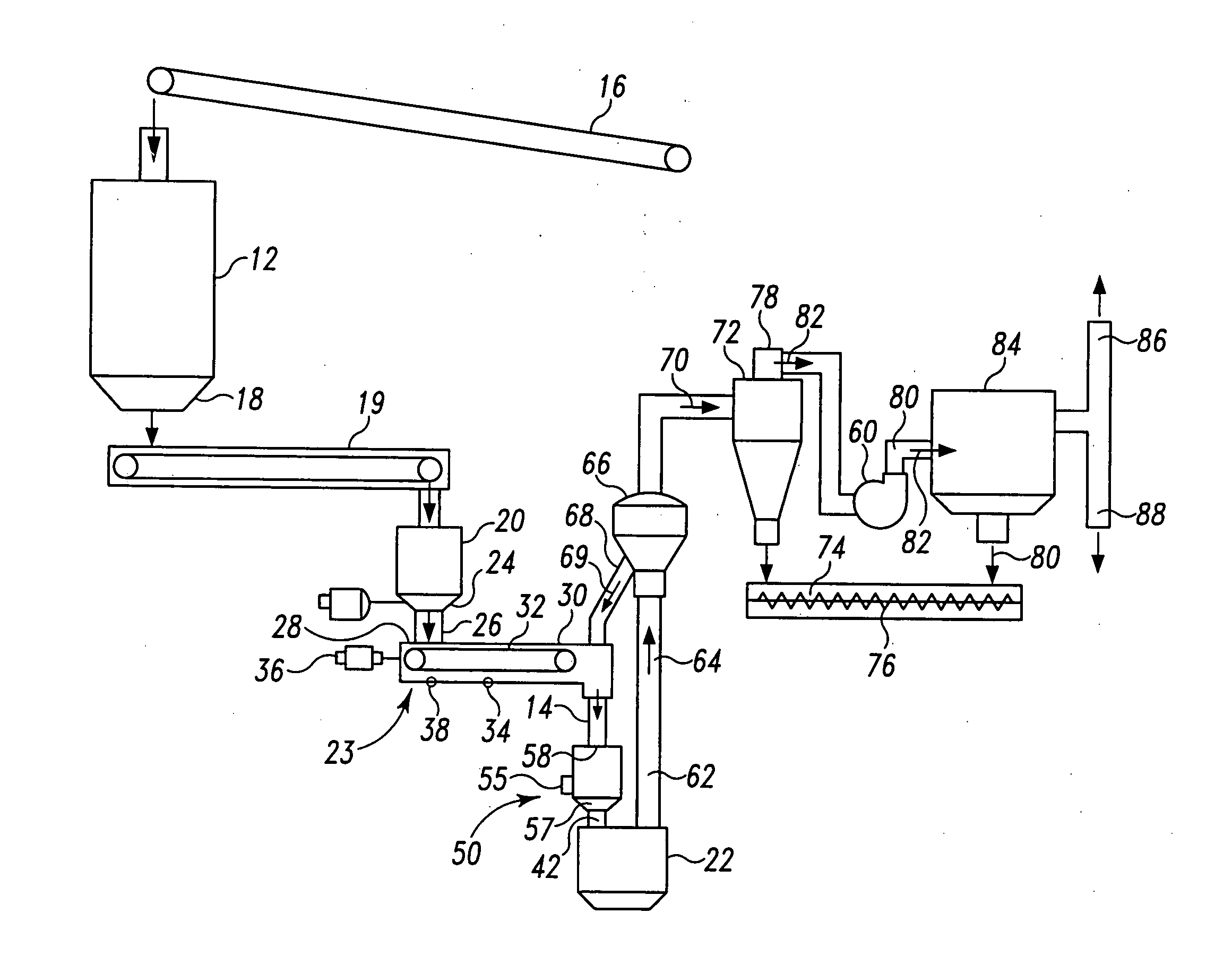 Method and apparatus for calcining gypsum