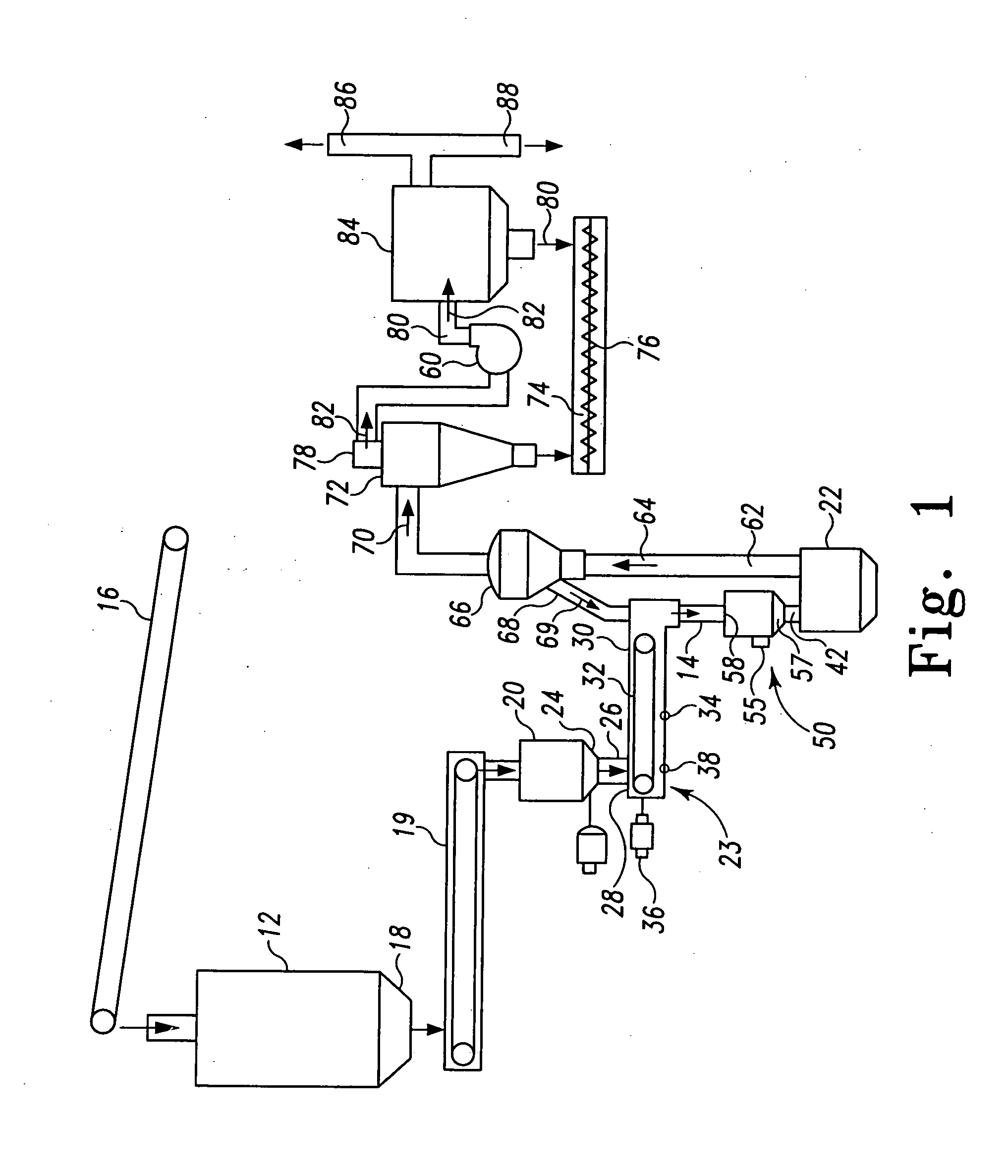 Method and apparatus for calcining gypsum