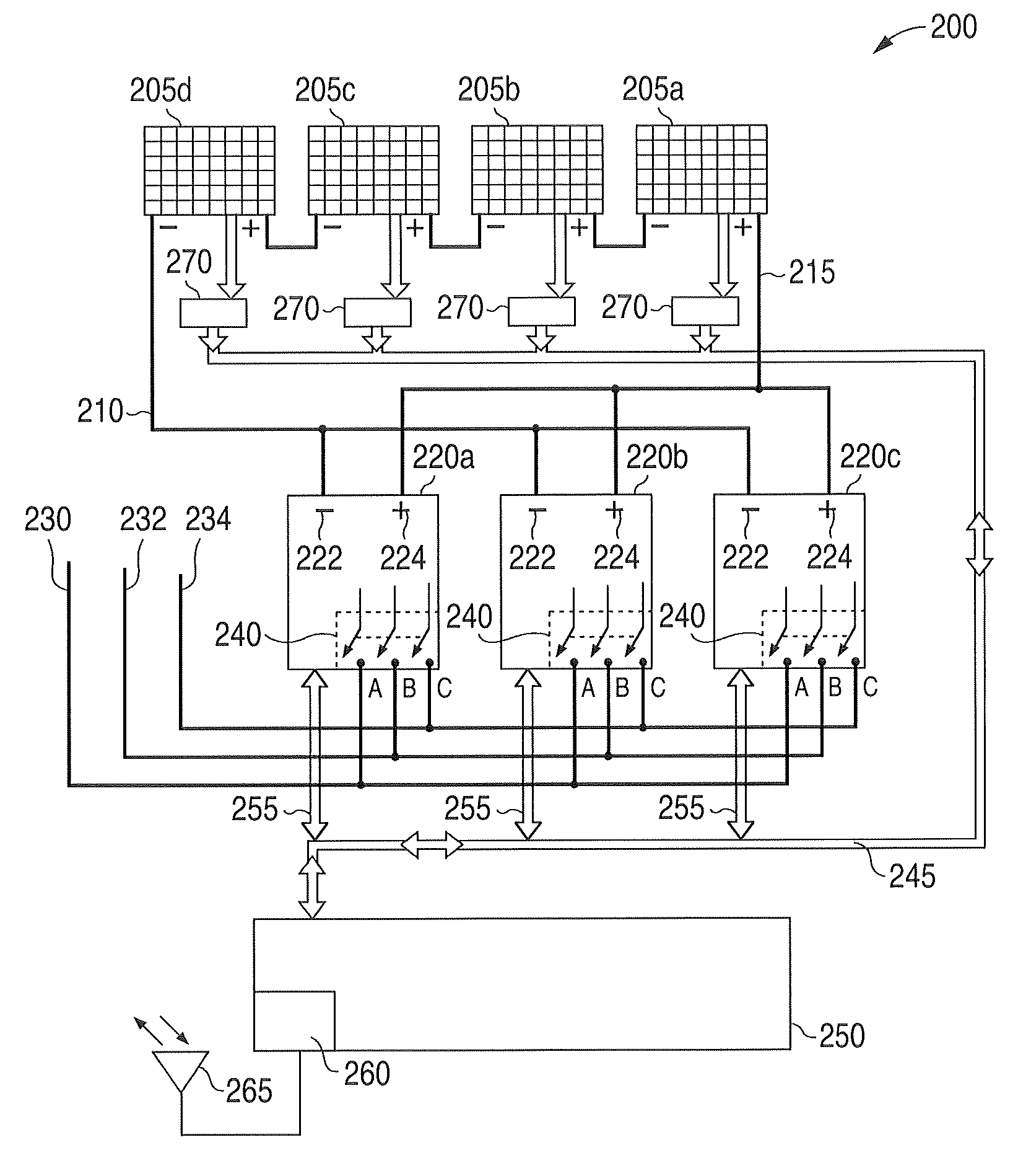 System and method for an array of intelligent inverters