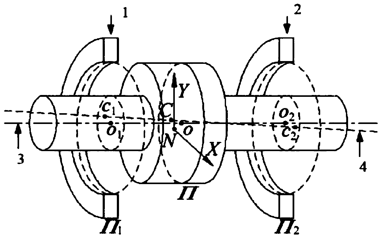 Novel magnetic suspension bearing unbalanced vibration force direct inhibition method