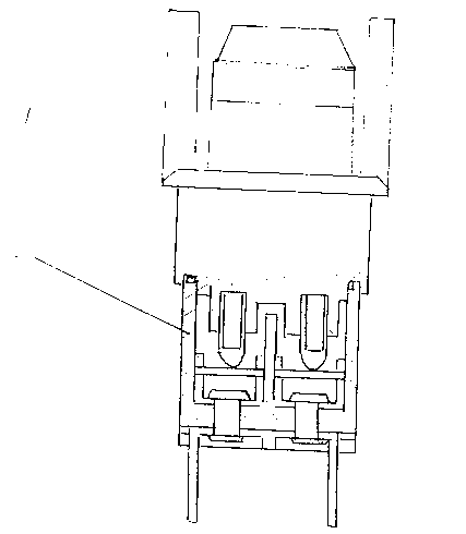 Self-locking switch for pulling out press plate