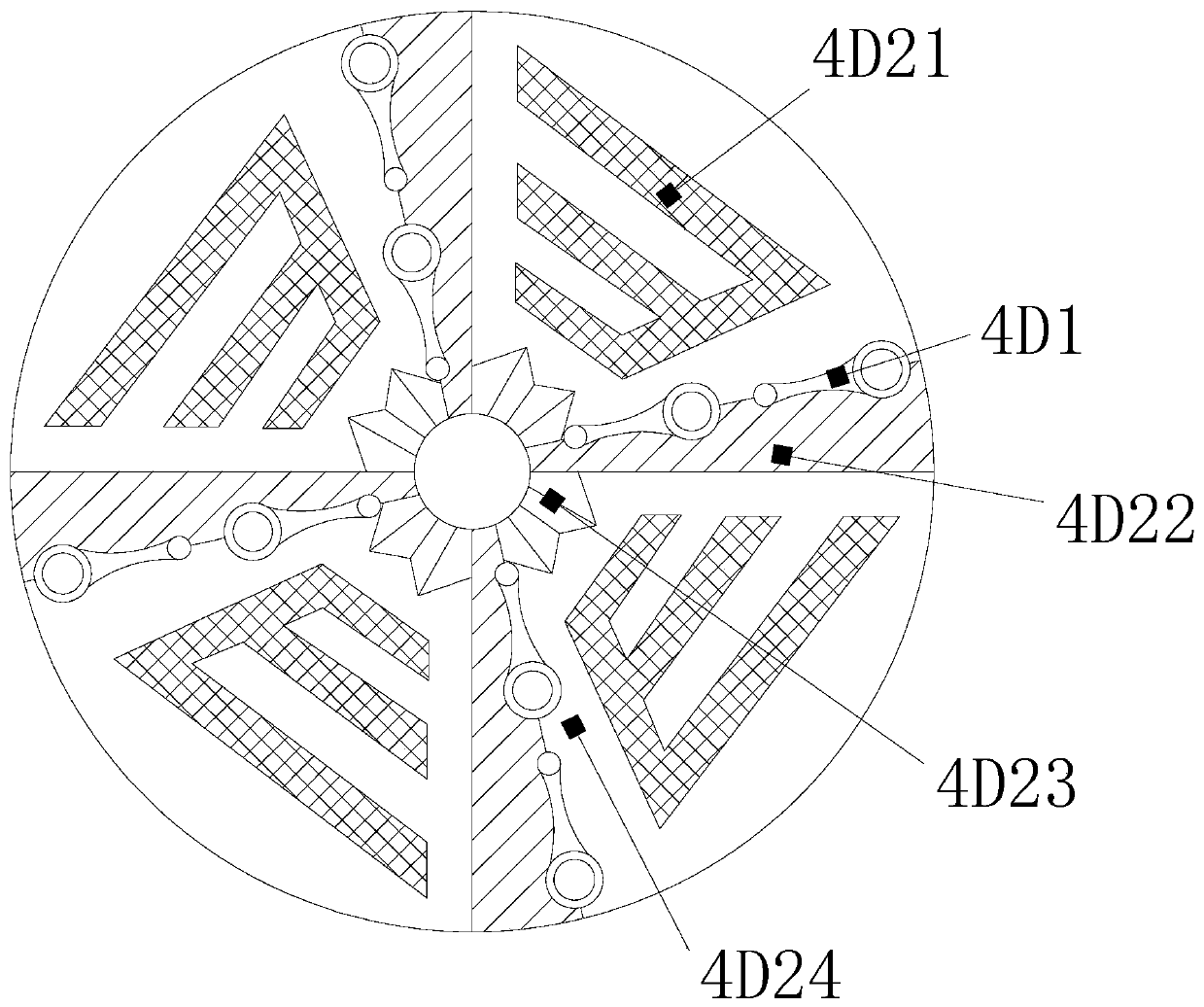 Sand filter disc slow-release communication water pollution treatment equipment based on medical water