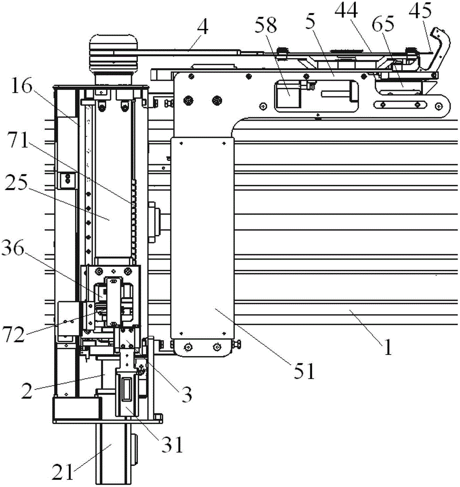 Silicon slice conveying device