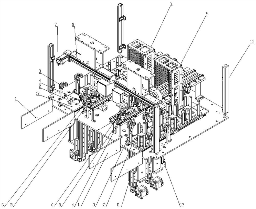 Solar cell optical injection feeding and discharging device