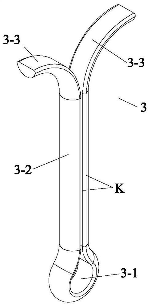 Pin splitter applied to narrow space and using method thereof