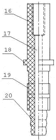 Connector for bagged water dispenser