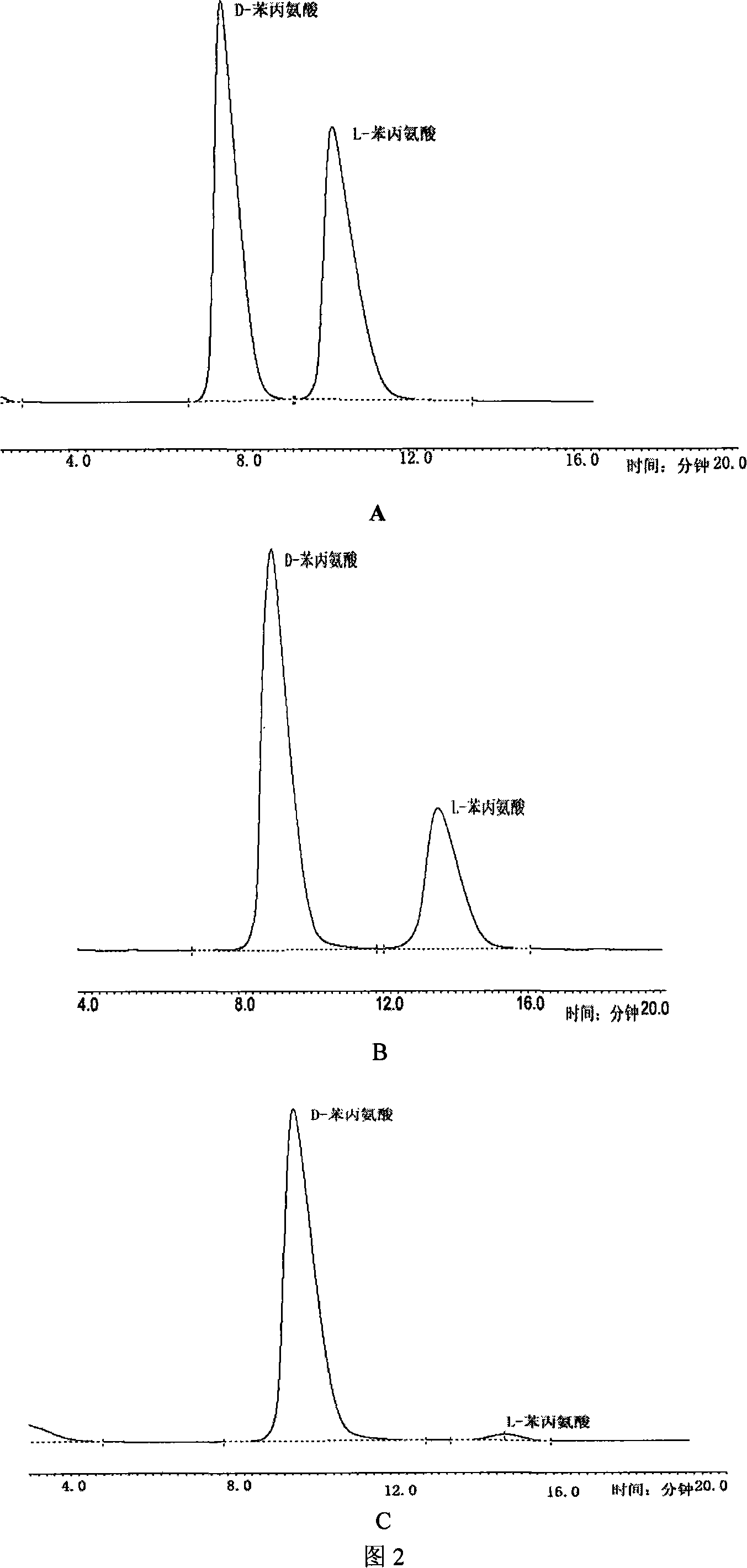 Method for preparing D-amino acid by biological catalysis