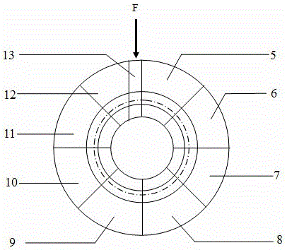 Rigid expanding device of shape memory alloy pipe joint with inner rib