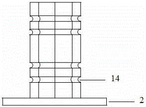 Rigid expanding device of shape memory alloy pipe joint with inner rib