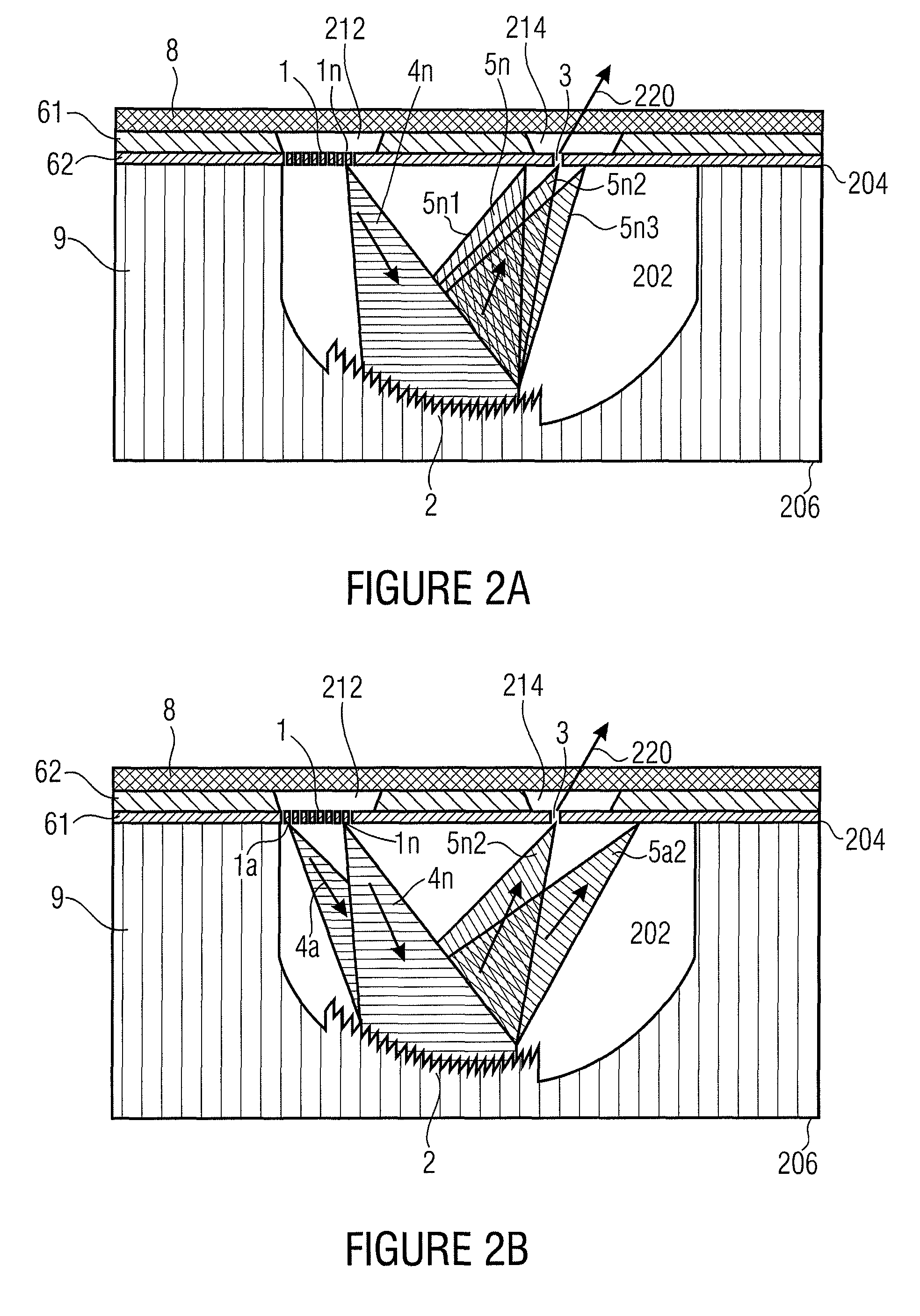 Radiation generation device for generating electromagnetic radiation having an adjustable spectral composition, and method of producing same