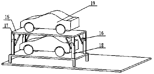 Travelling type double-arm intelligent parking system and method