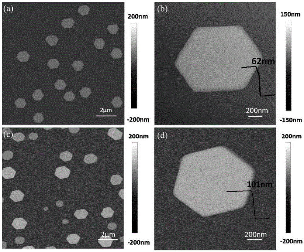 Preparation method of cadmium selenide or cadmium sulfide two-dimensional monocrystal nanosheet