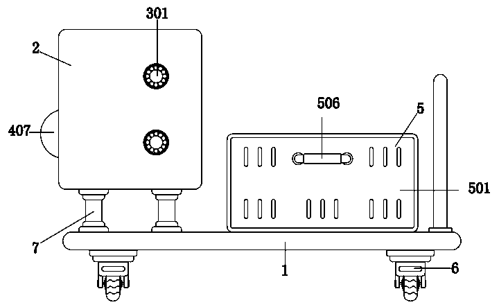 A metal pipe rapid correction processing equipment