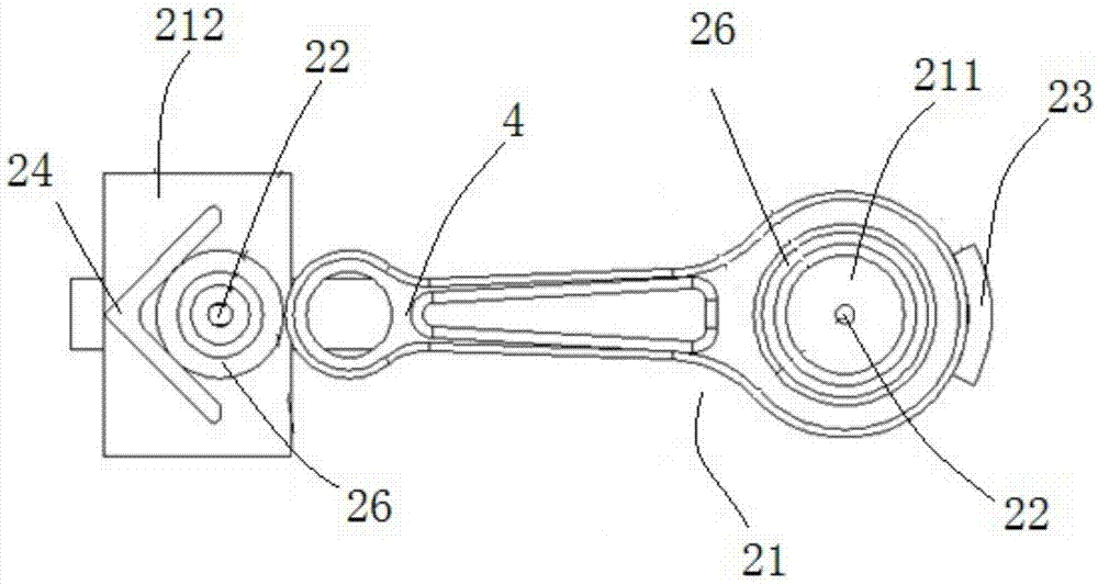 Connecting rod brush plating device