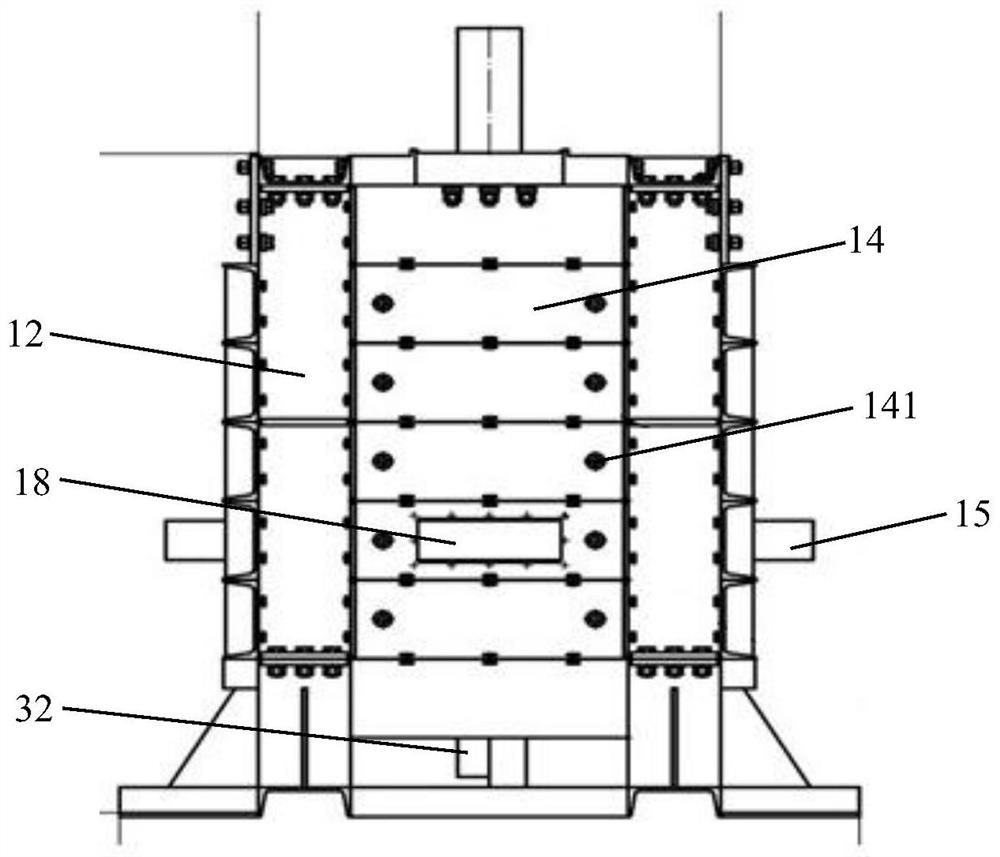 Intelligent loading multi-dimensional similar model test device