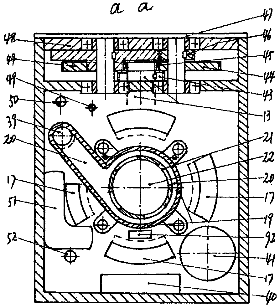 A crank connecting rod mechanism piston reciprocating single-cylinder internal combustion engine