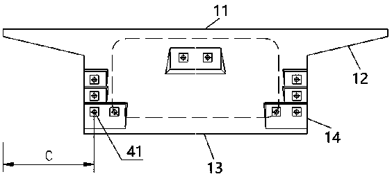 Beam end prestress structure and construction method thereof