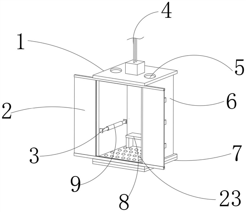 Lifting type elevator with good safety protection performance