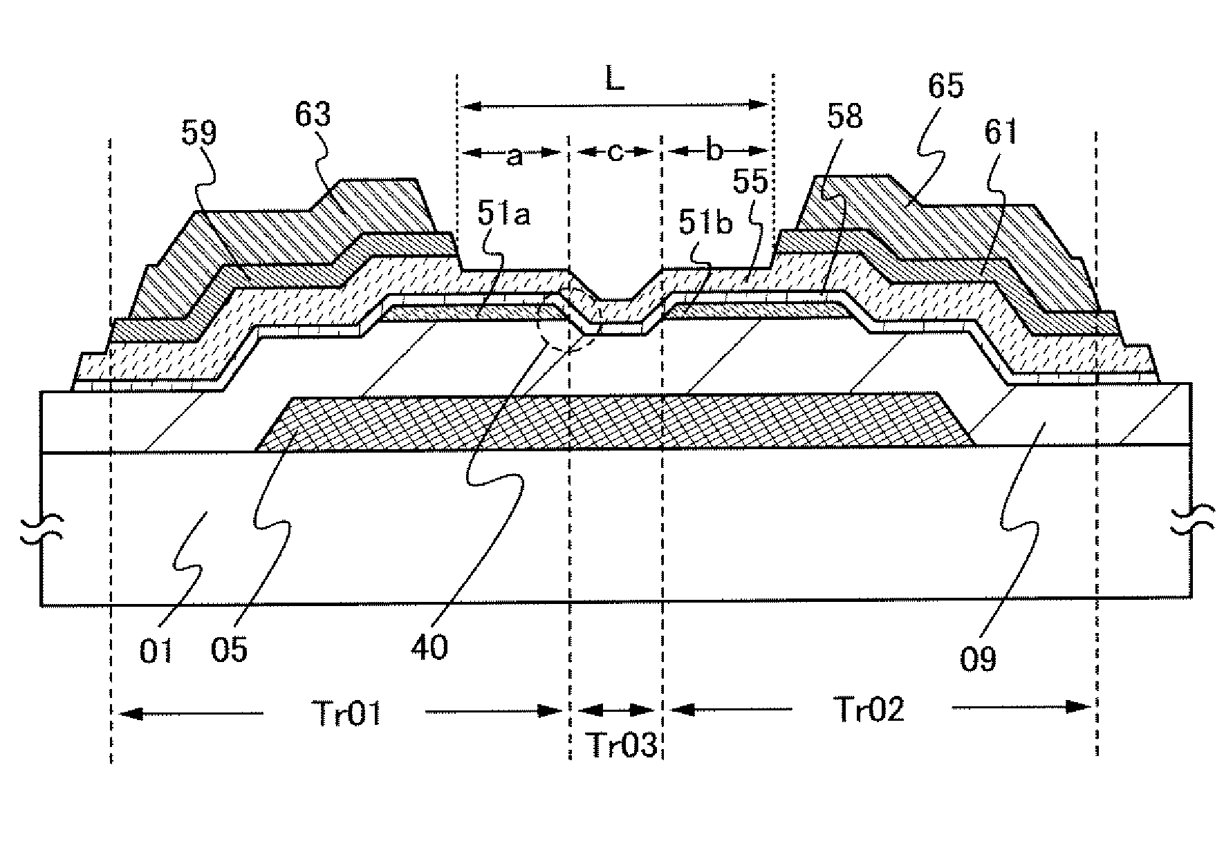 Thin film transistor and display device