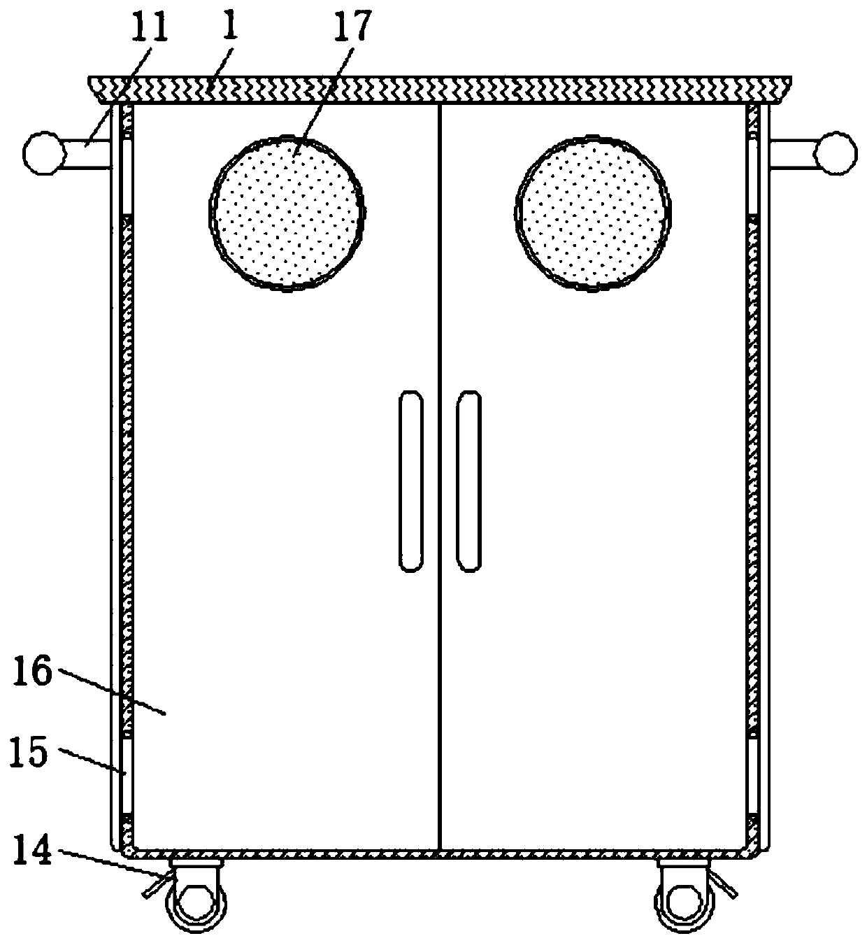 Classification device applicable to operating room nursing equipment