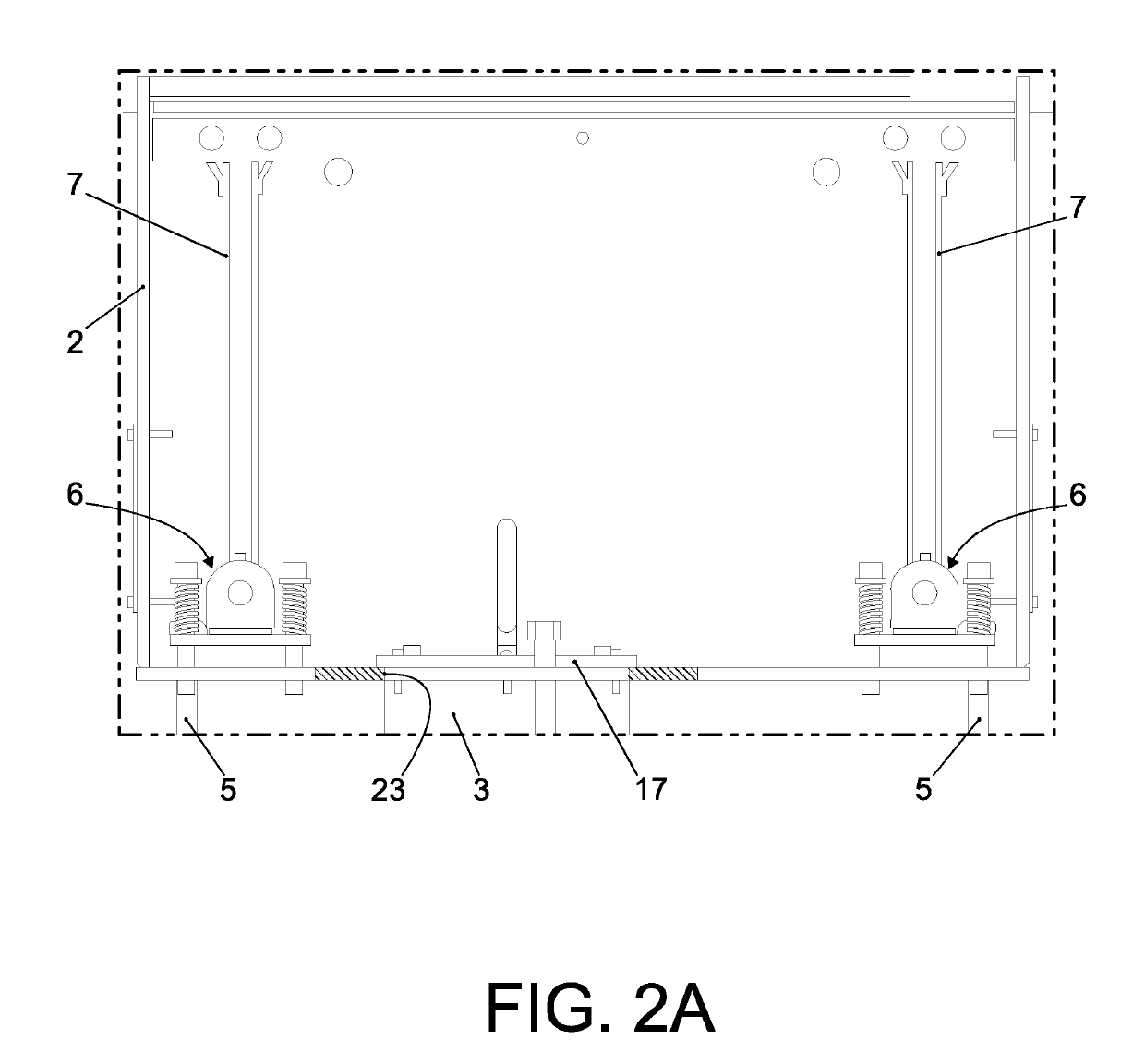 Device for anchoring and protecting self-service terminals and vaults in general