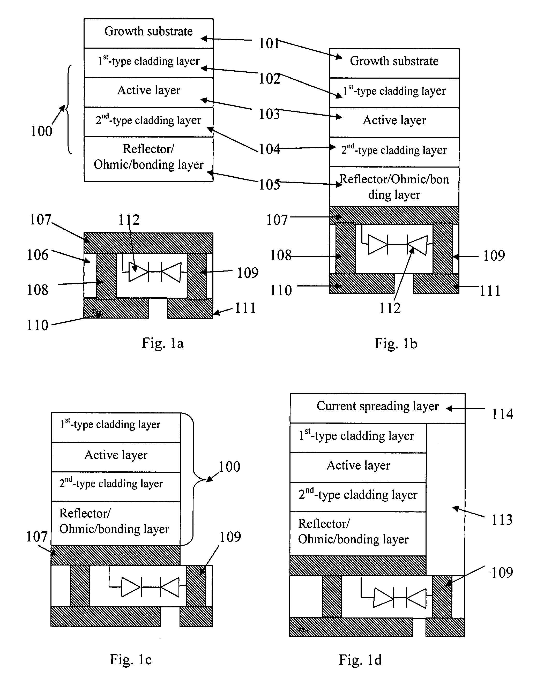 Through-hole vertical semiconductor devices or chips