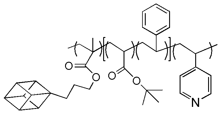 Polyhedral oligomeric silsesquioxane-based amphiphilic triblock copolymer and preparation method thereof