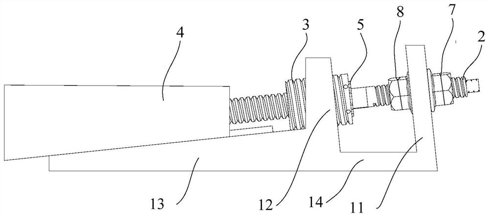 Adjusting and damping device and preparation method of high-damping alloy material