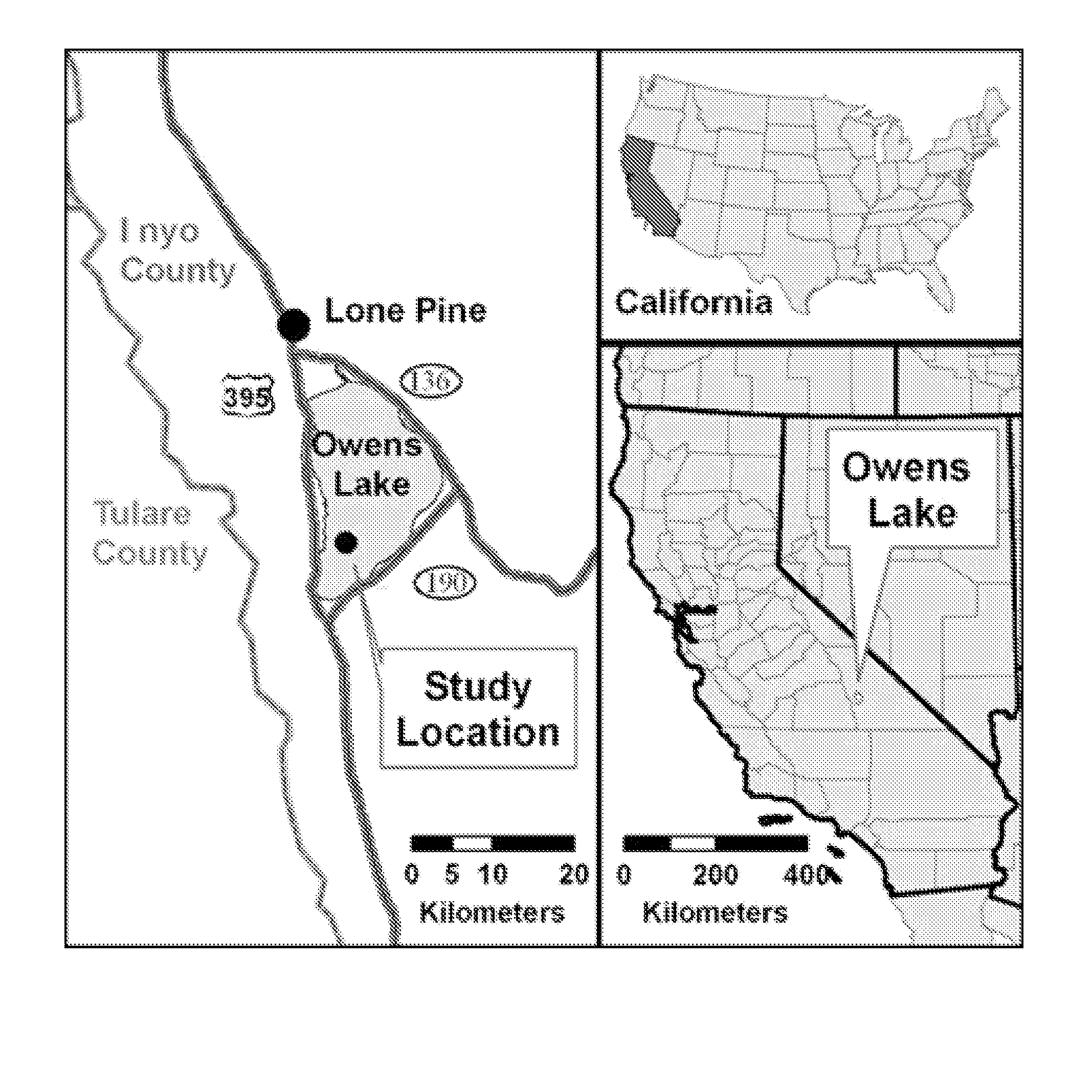 Interim solution method for dust control on saline dry lakebeds using minimal water resources