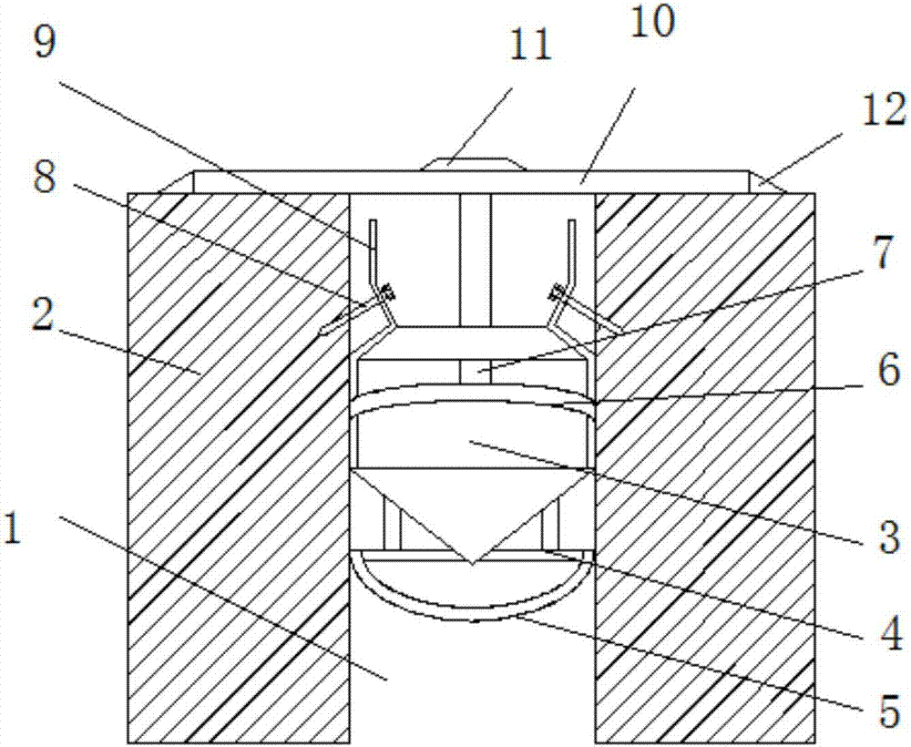 Auxiliary device for protecting deformation joint of building