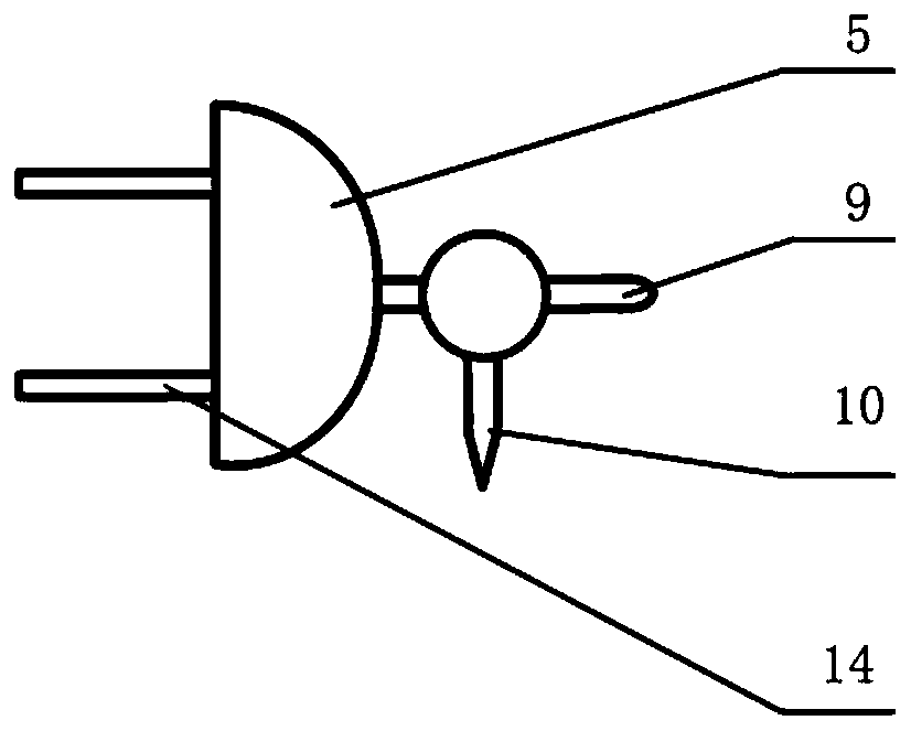 Electrostatic gun with integrated gun head