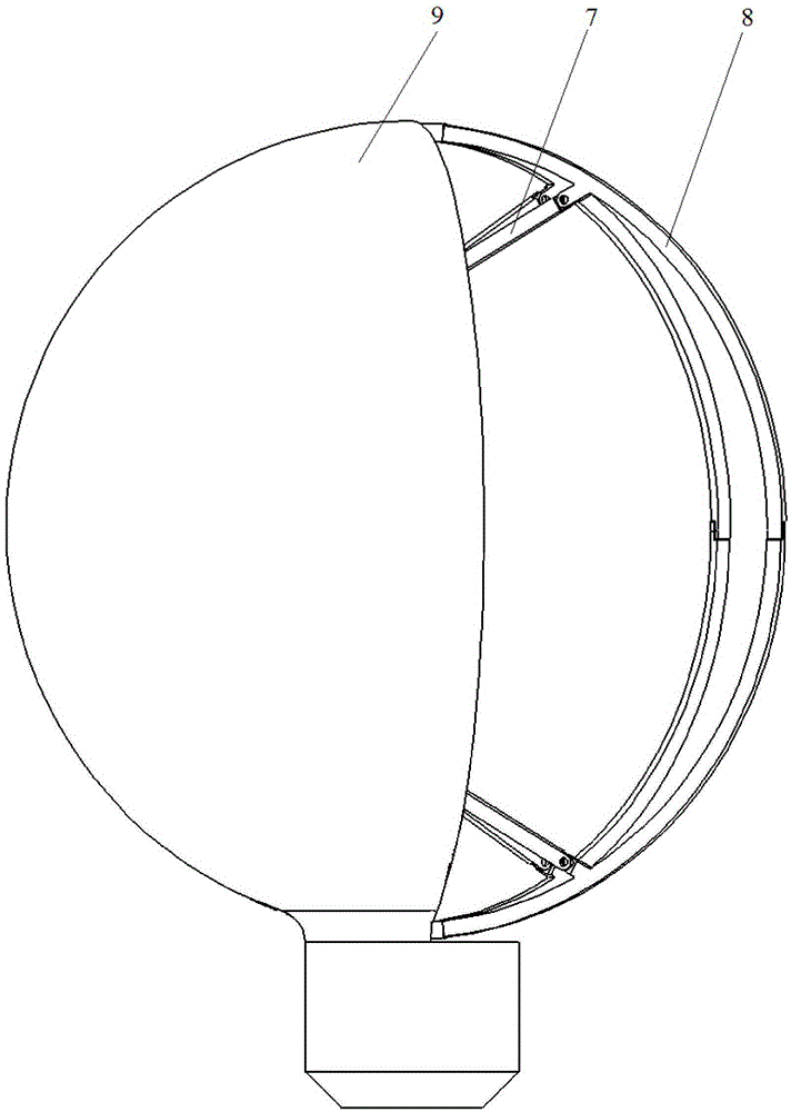 An expandable space station waste storage compartment based on truss unfolded structure