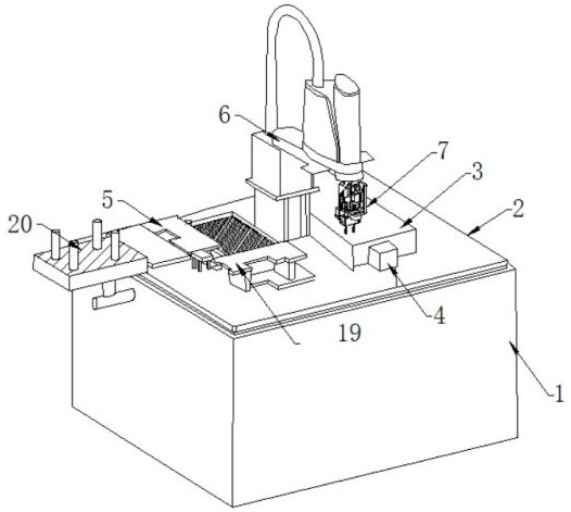 Grab chip structure of a chip burner