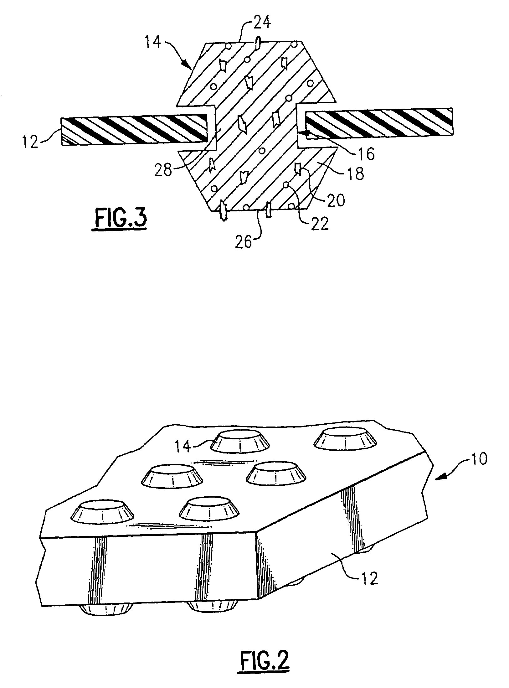 Particle distribution interposer and method of manufacture thereof
