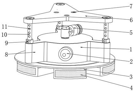 Gas leakage monitoring device convenient to install