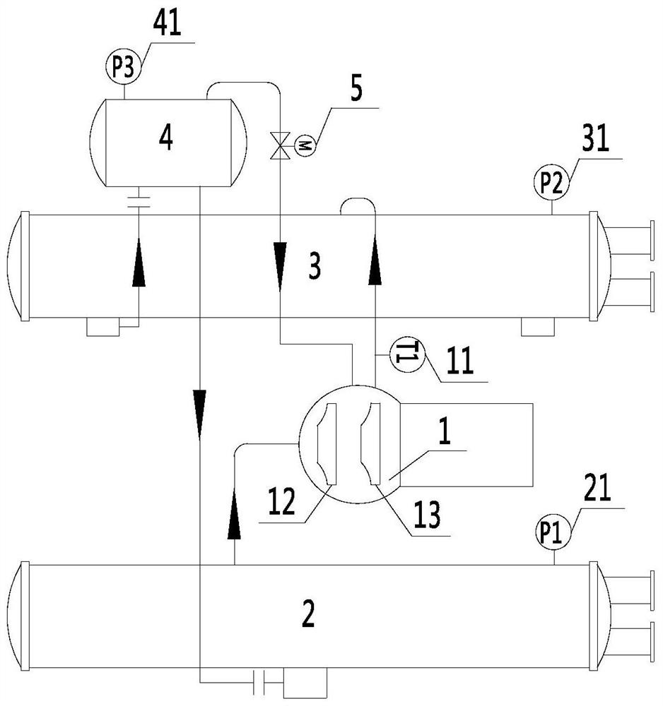 Water chilling unit and air supplementing adjusting method thereof