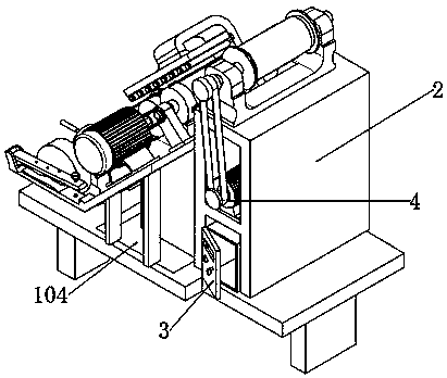 Automatic control type grinding integrated device based on shaft side machining