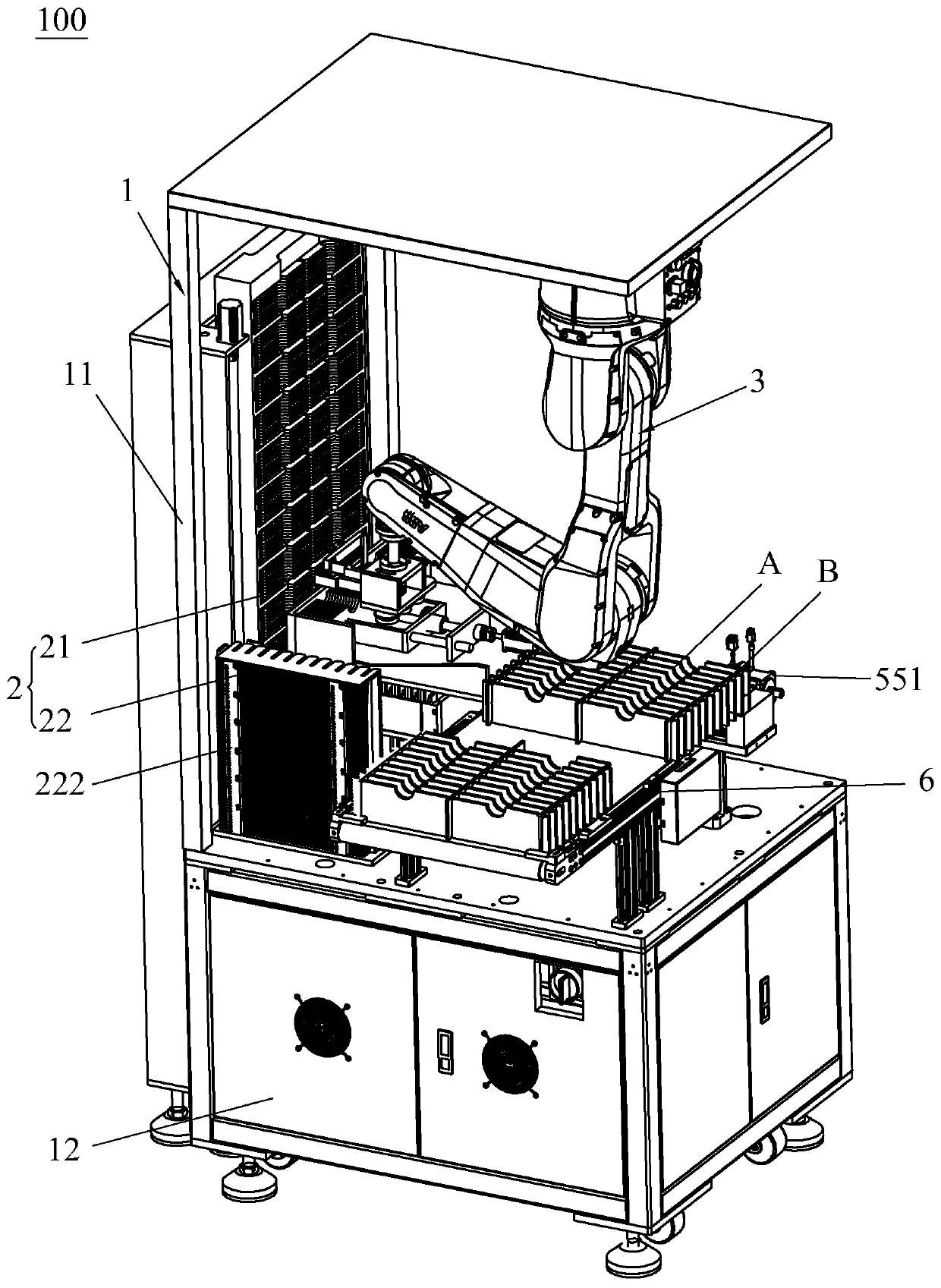 Partition plate assembling device