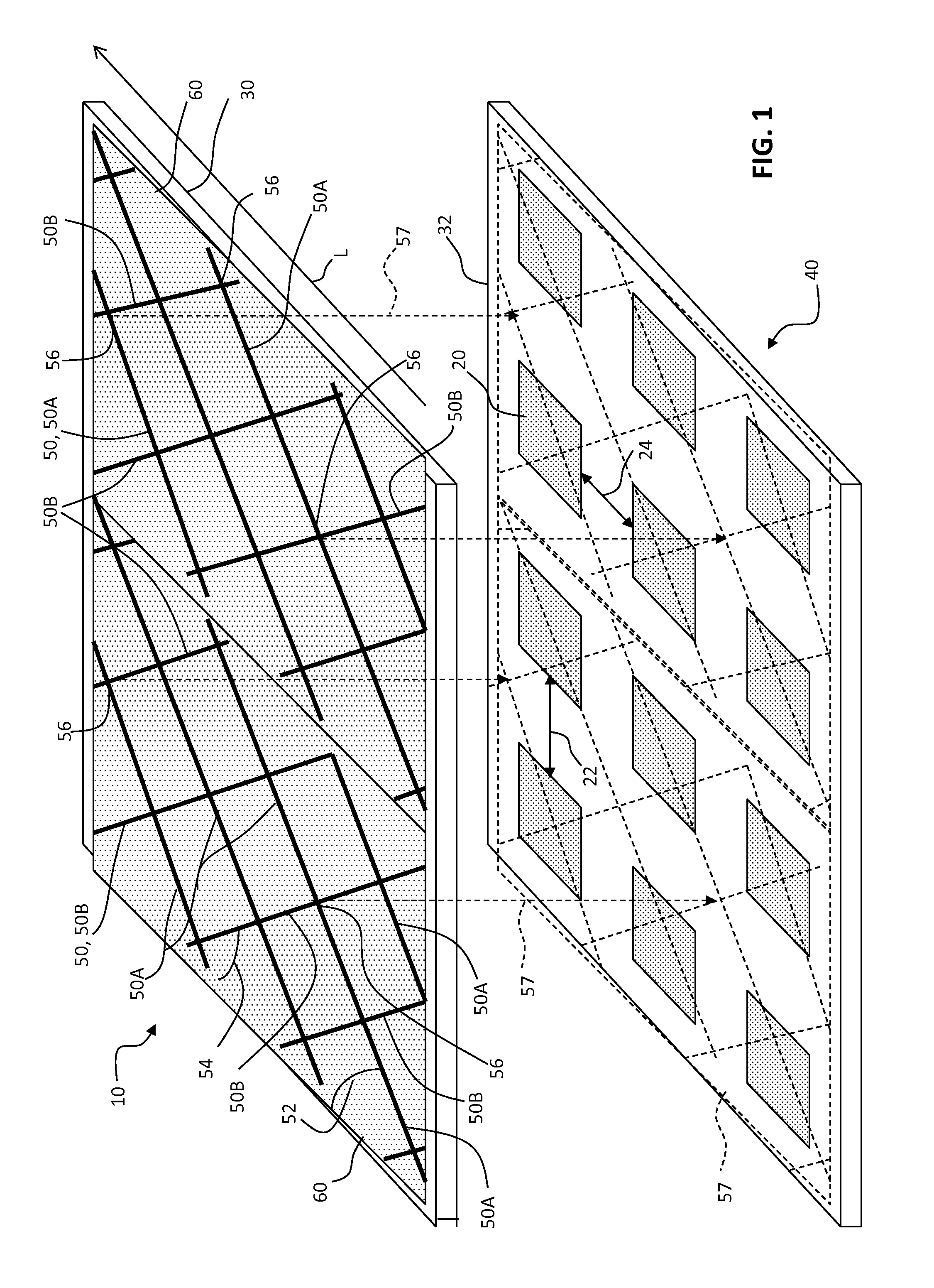 Display apparatus with diamond-patterned micro-wire electrode