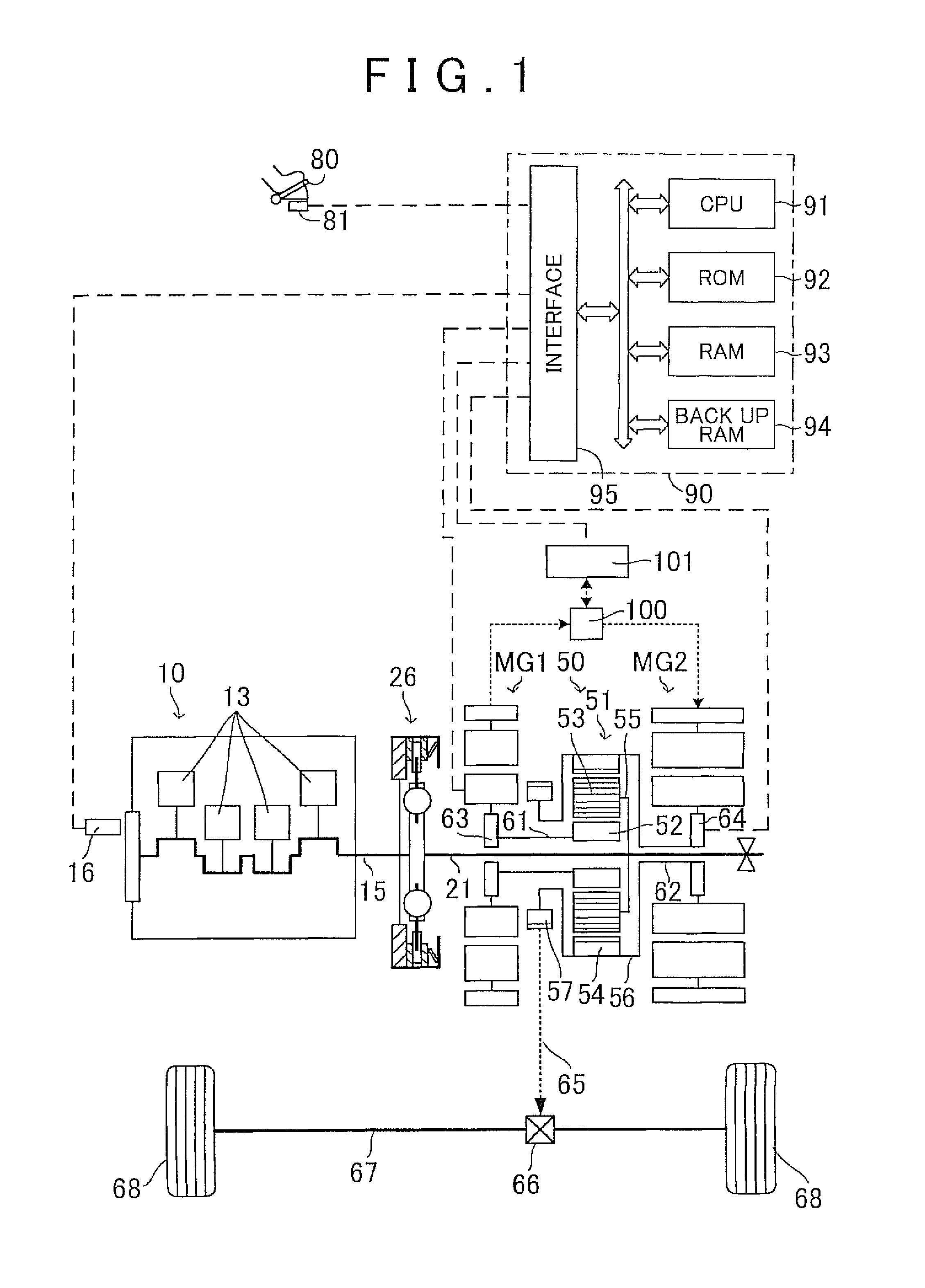 Control apparatus and control method for hybrid system