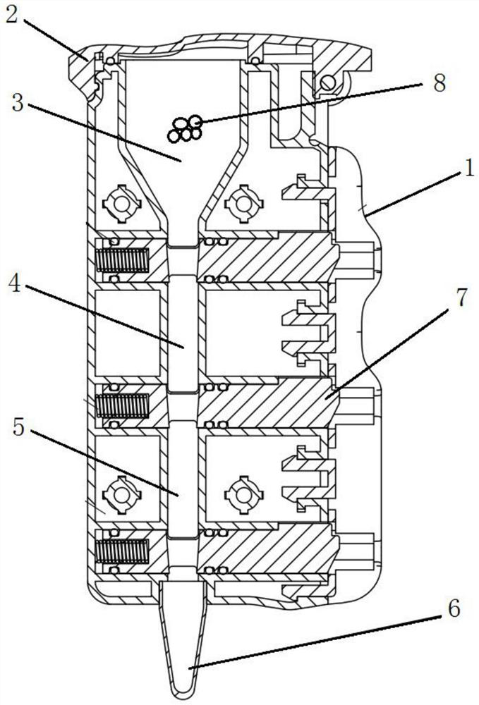 Integrated nucleic acid detection cassette for African swine fever virus